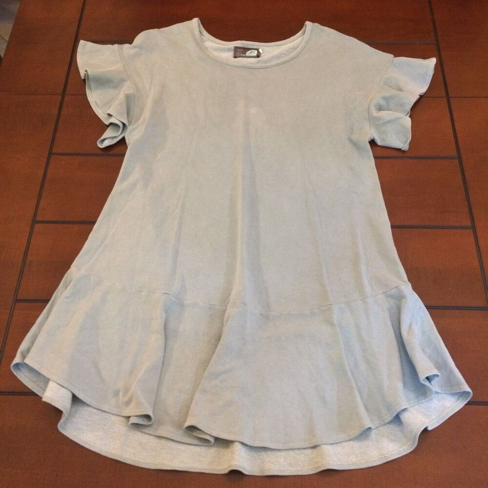 Saturday/Sunday Anthropologie Odette Ruffle Sleeve Dress small